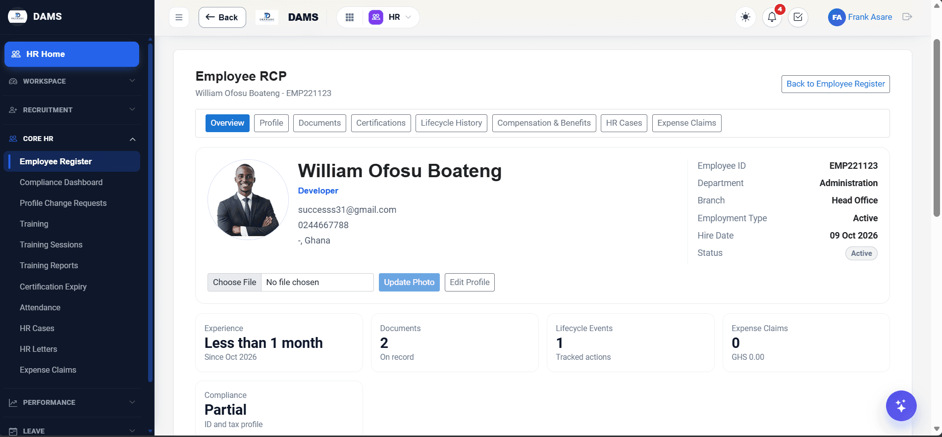 ERP System screenshot 4